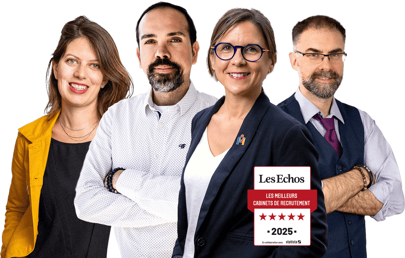 L'équipe du Mercato de l'Emploi, parmi les meilleurs cabinets de recrutement 2025 selon Les Echos